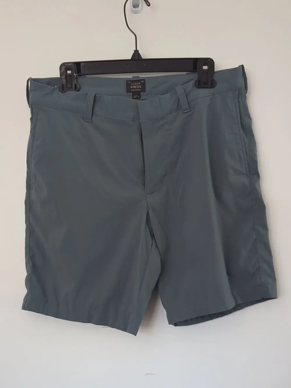 J. Crew Men's Flat-Front Performance Shorts - Slate Teal